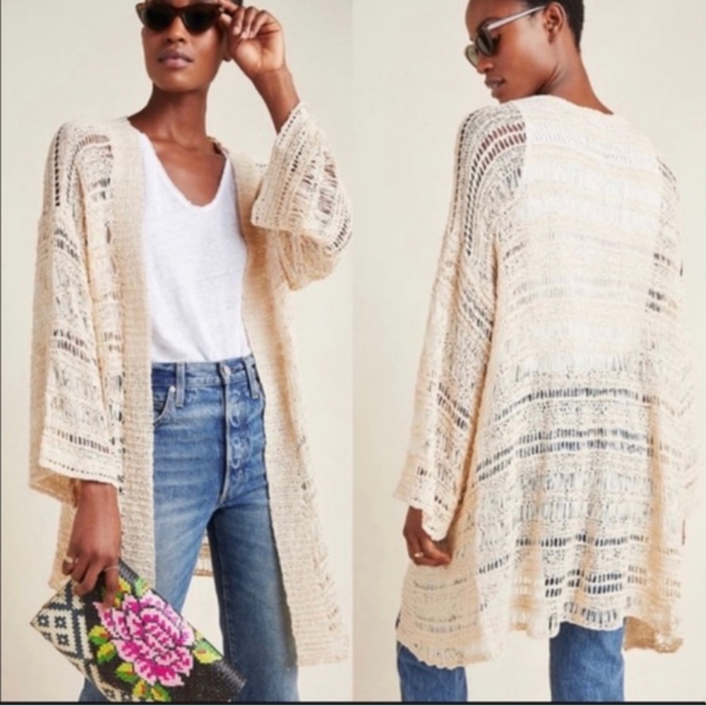 Antrhopologie Akemi + Kin Macrame Cardigan